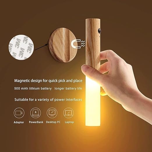 Magnetic Wall Lamp with Motion Sensor