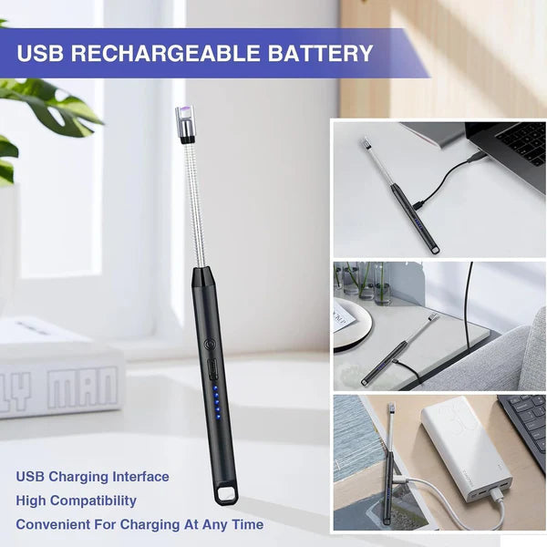 Electric lighter with USB Cable