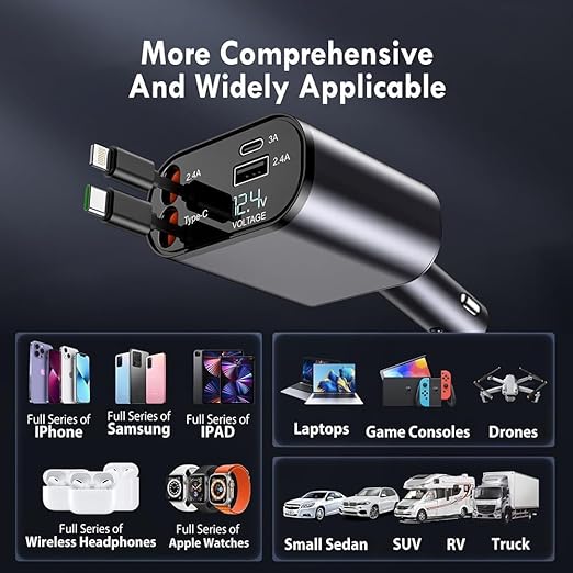 Rapid 4 in 1 Car Charger