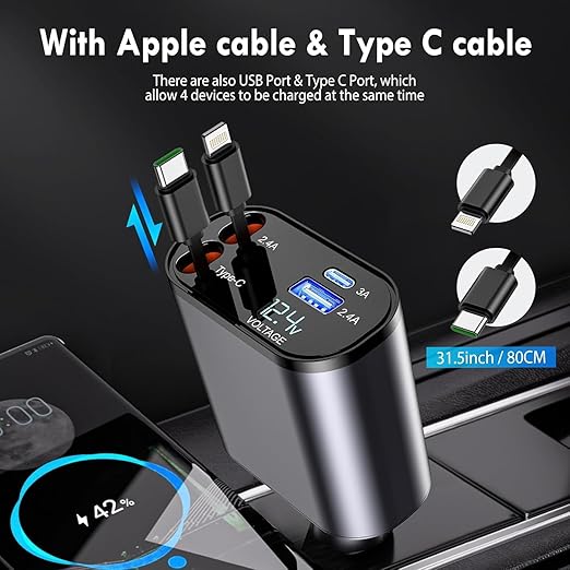Rapid 4 in 1 Car Charger