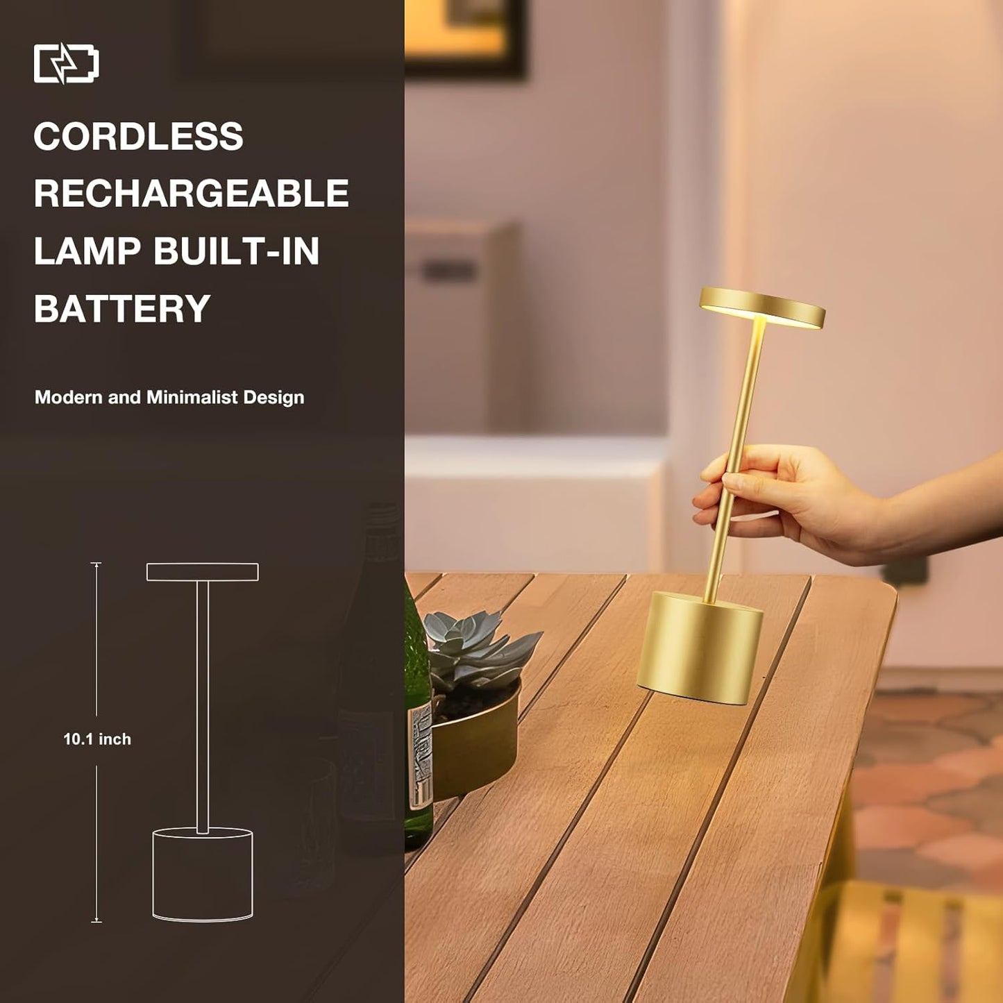 Golden Glow Table Lamp