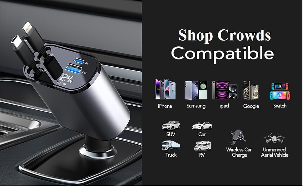 Rapid 4 in 1 Car Charger
