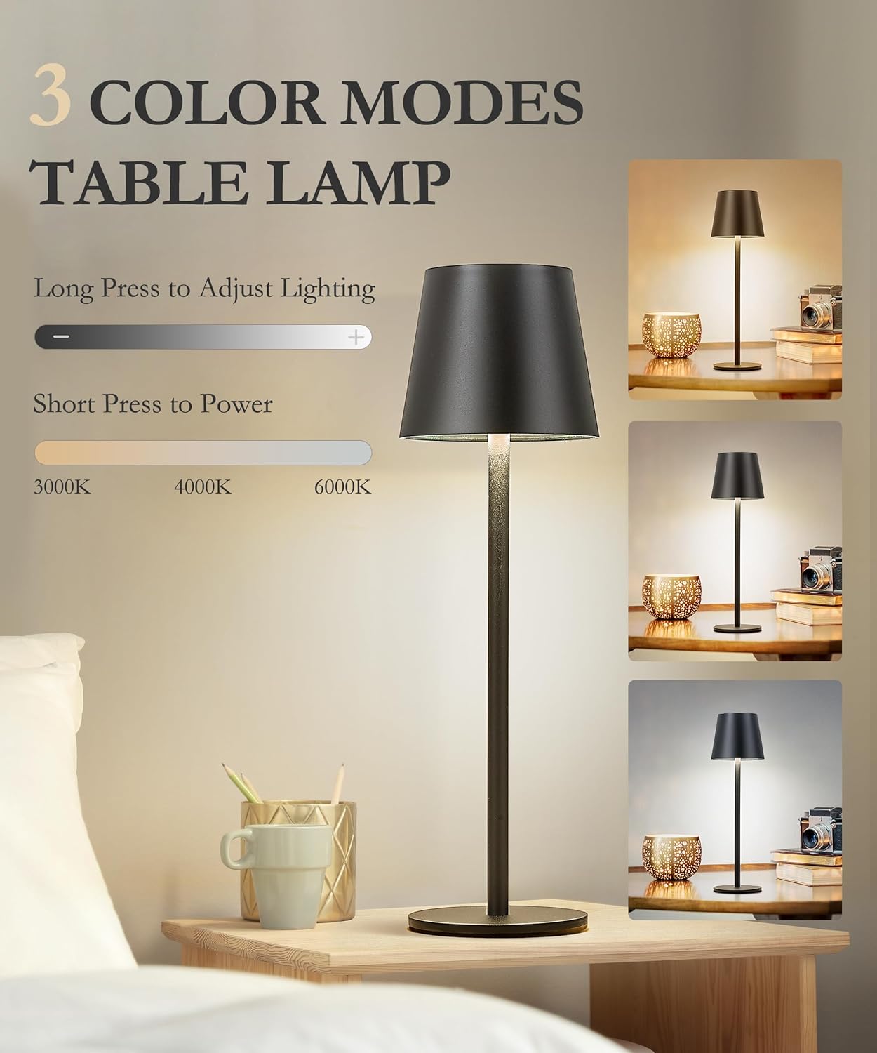 Premium Wireless Table Lamp