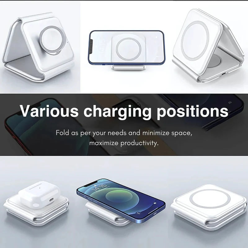 Premium 3 in 1 Magnetic Charger