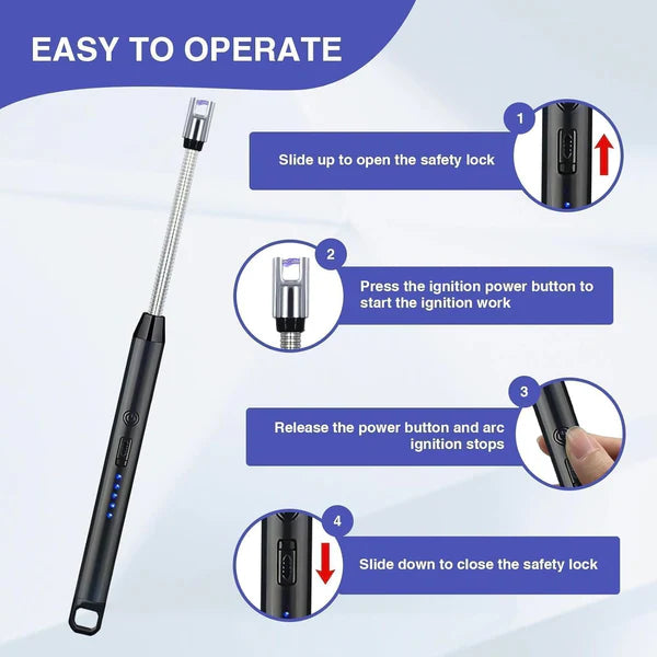 Electric lighter with USB Cable