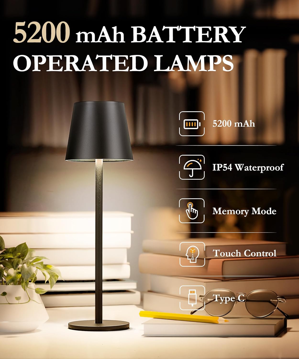 Premium Wireless Table Lamp