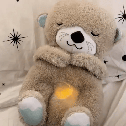 Breathing teddy bear with Light, Sound and Breathing Motion