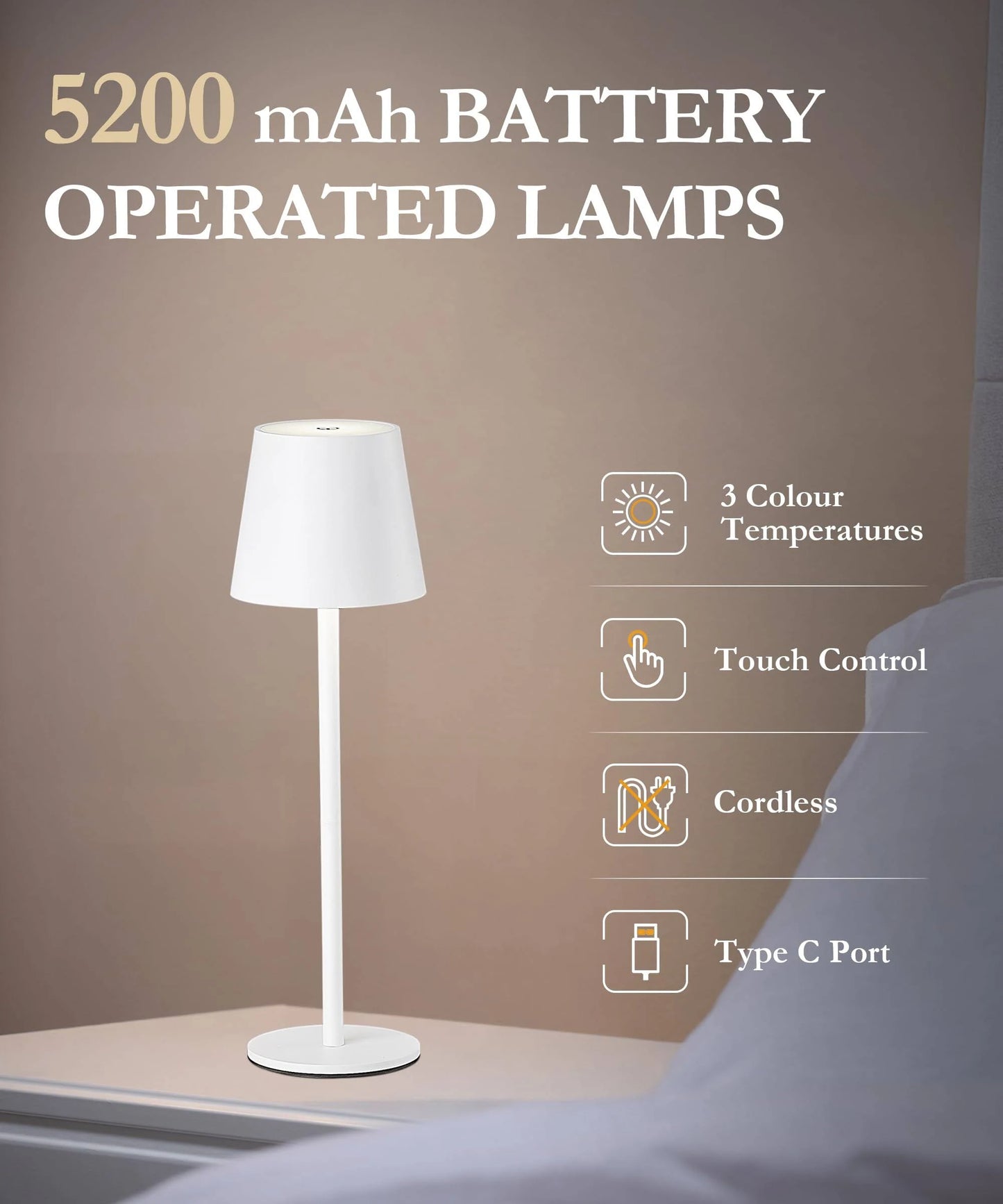 Premium Wireless Table Lamp