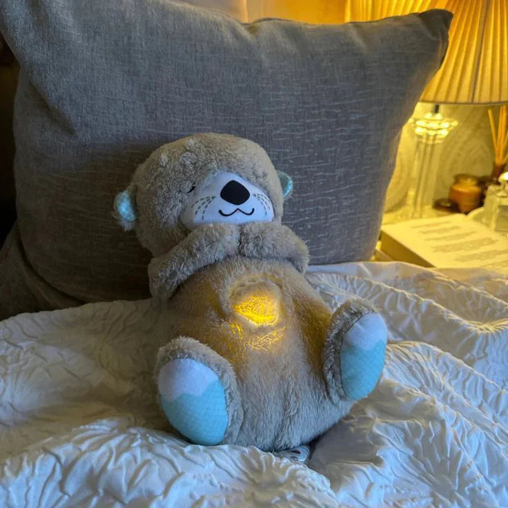 Breathing teddy bear with Light, Sound and Breathing Motion