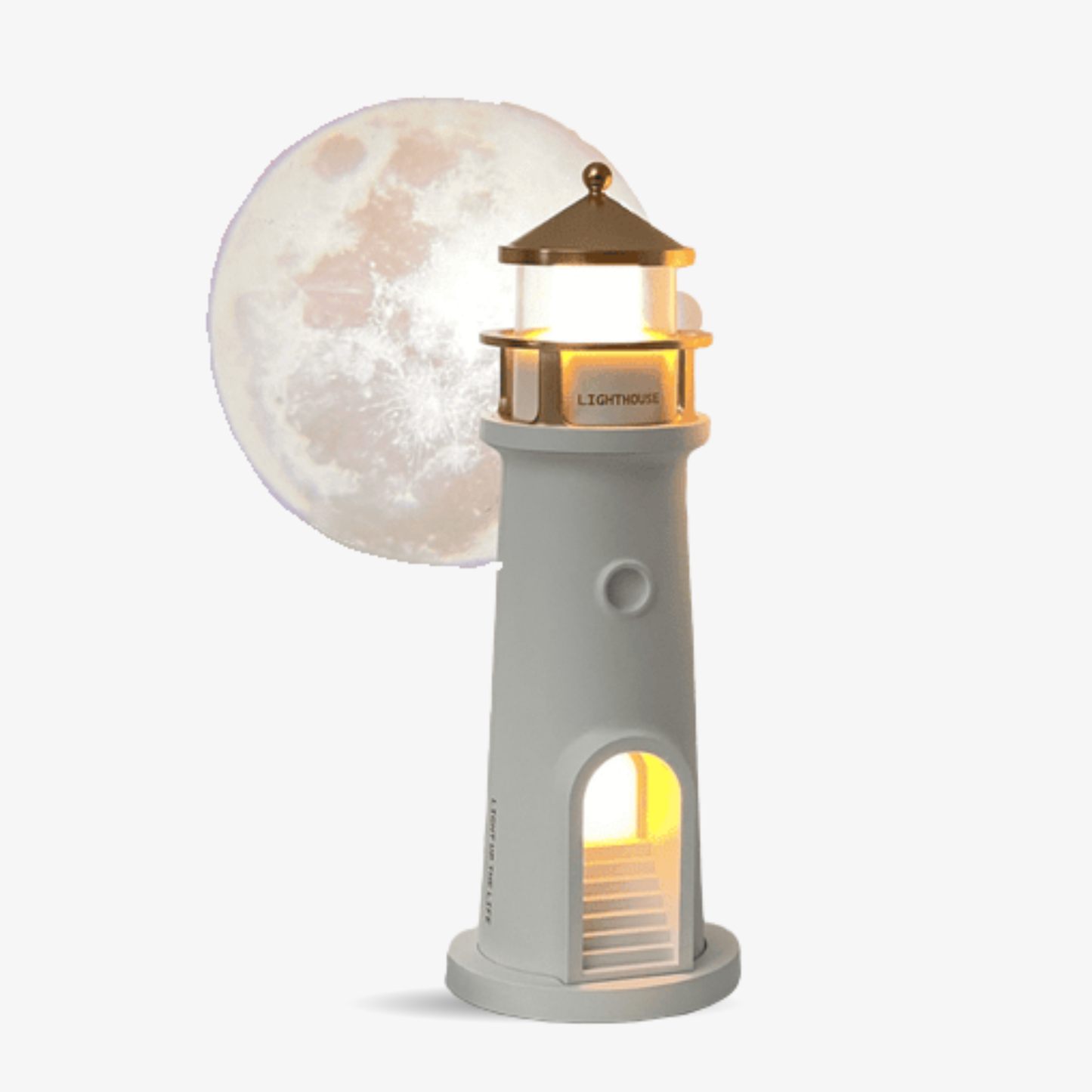 Moon Projection Lighthouse Lamp
